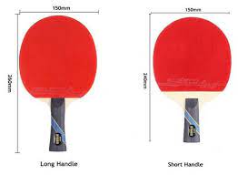 Bet pingpong mungkin tersedia dalam berbagai ukuran, bentuk, dan berat. Alat Pemukul Tenis Meja Nama Ukuran Bagian Bahan