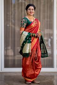 Lovely Nauvari Sarees On Maharashtrian Brides That We Loved Wedmegood Download in under 30 seconds. nauvari sarees on maharashtrian brides