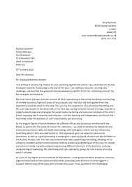 Address your cover letter to a named contact if a person in mentioned in the job advert. How To Write A Graduate Cover Letter Our Graduates