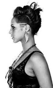 Ohhh I Need Someone To Braid My Hair In The Back With My Undercut Clementine Understated Undercut Hair Designs Pinterest Updo My Hair And Style
