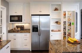 Installing side end panels and cabinet around a refrigerator. Built In Vs Freestanding Refrigerators Choose What S Best For You