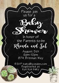 I am hosting a baby shower for the daughter of a friend. Succulent Baby Shower Invitations With Cacti A Cactus For A Baby Shower Baby Shower Invitations Baby Shower Invitations