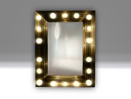 Second Life Marketplace Px Illuminated Light Bulbs Picture Frame Mirror Gold