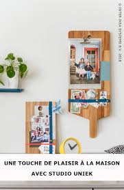 Encore Plus De Plaisir A La Maison Une Belle Planche De Bois De La Peinture Acrylique Et Quelques Morceaux D Elastiques Colores Il N En Faut Pas Plus Pour R