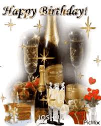 Champagne bottle opens, foam and cork. Happy Birthday Champagne Gifs Tenor