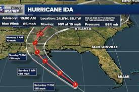 Please enter valid email addr. Hurricane Ida To Begin Rapidly Intensifying Soon