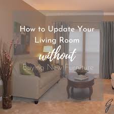 A lot of people will tell you that a coffee table is a necessary piece of furniture for a living room. How To Update Your Living Room Without Buying New Furniture Georgette Marise Interiors