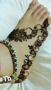 Side Border Legs Mehndi Design Mehndi Designs Feet Henna Designs Feet