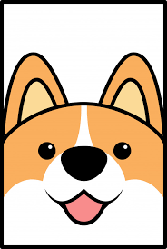 Cute Corgi Dog Face Cartoon Corgi Dog Cute Dog Wallpaper Cute Corgi