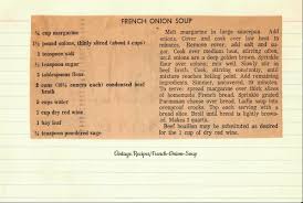 Interestingly enough, there was once a time—somewhere back in the distant '70s—when people were actually excited about cook. French Onion Soup Vintage Recipes