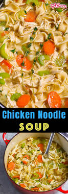 Homemade Chicken Noodle Soup Recipe Is A Classic Hearty And Comfor Chicken Noodle Soup Recipe Homemade Soup Recipes Chicken Noodle Chicken Noodle Soup Homemade