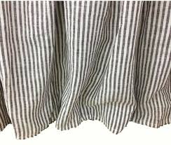 Black And White Striped Bed Skirt Pin On Linen Bed Skirt