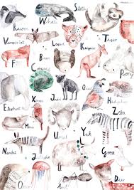 Buchstabenposter Englisch Gretas Schwester Tierplakate Kunst Fur Kinder