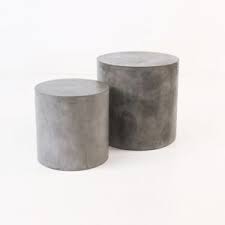 Mal indoor / outdoor round coffee table. Blok Concrete Round Side Table 0 Concrete Coffee Table Side Table Outdoor Coffee Tables