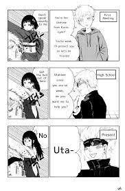 Gojo Satoru and Iori Utahime (chainsaw man parody translated version)  (@like_jui) : r/JuJutsuKaisen