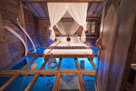 Glass Bottom Bedroom I Would Never Sleep Hotels Room Glass Floor Bali Hotels