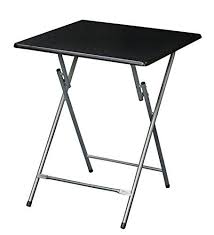 Ehemco Extra Large Metal Folding Tv Tray Table Black Top Tv Tray Table Folding Tv Trays Tv Trays