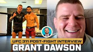 GRANT DAWSON wants Benoit Saint-Denis or Michael Chandler fight next at UFC  314