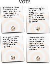 Once this card is flipped everyone starts drinking until the player in front of them stops doing so. These Cards Will Get You Drunk Lustiges Trinkspiel Fur Erwachsene Fur Partys Amazon De Spielzeug