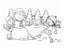 All the fun stuff is here! Winter Scene 3 Coloring Page Free Printable Coloring Pages For Kids