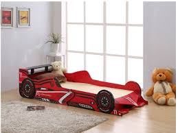 lit voiture rouge original 90x190 cm avec leds formule1 mdf lit voiture chambre enfant decoration chambre garcon