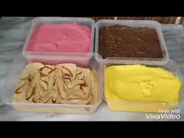 طريقه عمل الايس كريم بالمنزل بدون ماكينه بنكهات مختلفه Youtube Ice Cream Mousse Food