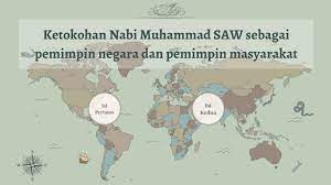 Saw sebagai pemimpin pendahuluan : Ketokohan Nabi Muhammad Saw Sebagai Pemimpin Negara Dan Pemimpin Masyarakat By Muhammad Syafiq