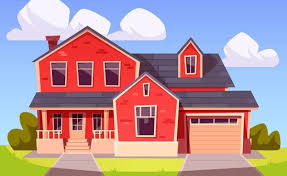 Check spelling or type a new query. Free Vector Suburban House Residential Building From Red Brick With Garage