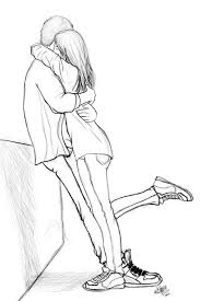 Pin By Princessabby On Art Is Life Drawings Cute Couple Drawings Couple Sketch