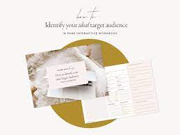 Ideal Target Audience Workbook Customer Profile Avatar Etsy Customer Persona Small Business Design Workbook