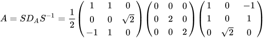 Aber der defekt von a 2en ist 1. Diagonalisierbare Matrix Wikipedia