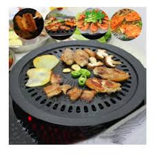 Mesin pemanggang barbeque di desain kusus untuk memanggang daging dengan nyaman. Wajan Alat Panggang Grill 25cm All You Can Eat Bbq Sate Sosis Daging Buffet Kintan Ultra Maxim Murah Shopee Indonesia
