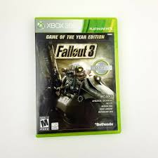 Fall Out 3 - XBOX 360 Platinum Hits Game of the Year Edition - Bethesda  Fall Out 3 GOTY Platinum Hits With Discs and Case - Includes Dlcs. - Etsy
