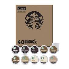 Maybe you would like to learn more about one of these? Amazon Com Starbucks K Cup Coffee Pods Starter Kit Variety Pack For Keurig Brewers 1 Box 40 Pods Total Everything Else