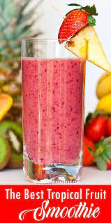 Tropical Fruit Smoothie Video Tatyanas Everyday Food Recipe Tropical Fruit Smoothie Fruit Smoothies Tatyana S Everyday Food