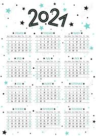 Download 2021 and 2022 printable calendar pdf formats with full customisation. 2021 Calendar Template In Portrait Orientation With Stars And Dots 12 Months Yearly Calendar Set In 2021 Magic Cute Clipart Vector Illustration Royalty Free Cliparts Vectors And Stock Illustration Image 156617365