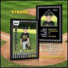 They can base the card on a real or fictional baseball player. Baseball Card Templates