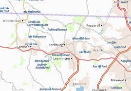 Map Of Fitchburg Ma Michelin Fitchburg Map - Viamichelin