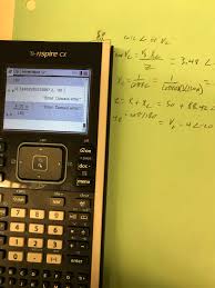 How To Input This Equation Without Getting A Domain Error Answer Should Be 4 Angle 20 Nspire
