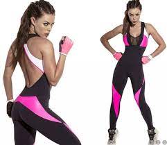 Compressed Sports Suit Female Large Size Gym Jumpsuit Women Workout Rompers Backless Mesh One Piece Outfits Over Jumpsuits For Women One Piece Outfit Fit Women