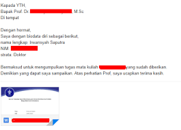 Penutup email resmi bahasa indonesia. Tata Cara Mengirim Tugas Lewat Email Pada Dosen