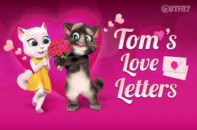 Tom S Love Letters The Cutest Love App Ever Can Help You Express Your Love Xo Talking Angela Talkingangela Mytalkingan Funny Cartoon Talking Tom Tom Love