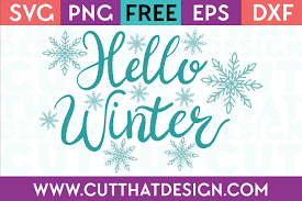 Download Free Hello Winter Svg Files By Cut That Design