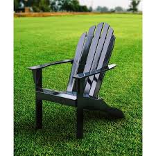 Mainstays Wooden Outdoor Adirondack Chair White Finish Solid Hardwood Walmart Com Adirondack Chair Wood Adirondack Chairs Outdoor