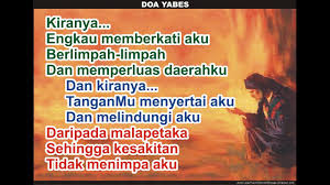 Lirik Lagu Doa Yabes Radfasr