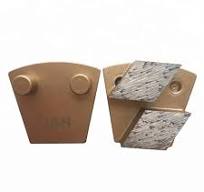 Werkmaster Two Pins Diamond Polishing Tools Double Sharp Rhombus Bars Concrete Grinding Plug for Werkmaster Terrazzo 12PCS