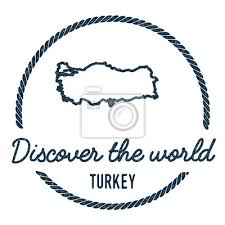 Erstellen und downloaden sie ihre landkarte in wenigen minuten. Turkei Karte Umriss Jahrgang Entdecken Sie Die Welt Stempel Fototapete Fototapeten Vaterland Bill Trab Myloview De