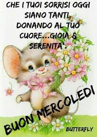 Buongiorno Buon Mercoledi Disegni Simpatici Cartolina Vintage Arte Animale