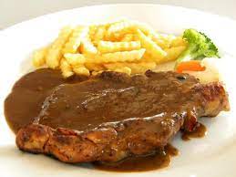 Chicken chop with black pepper sauce. Black Pepper Chicken Chop Recipe Stuffed Peppers Chicken Stuffed Peppers Chicken Chop Recipe