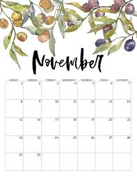 2020 Free Printable Calendar Floral Paper Trail Design